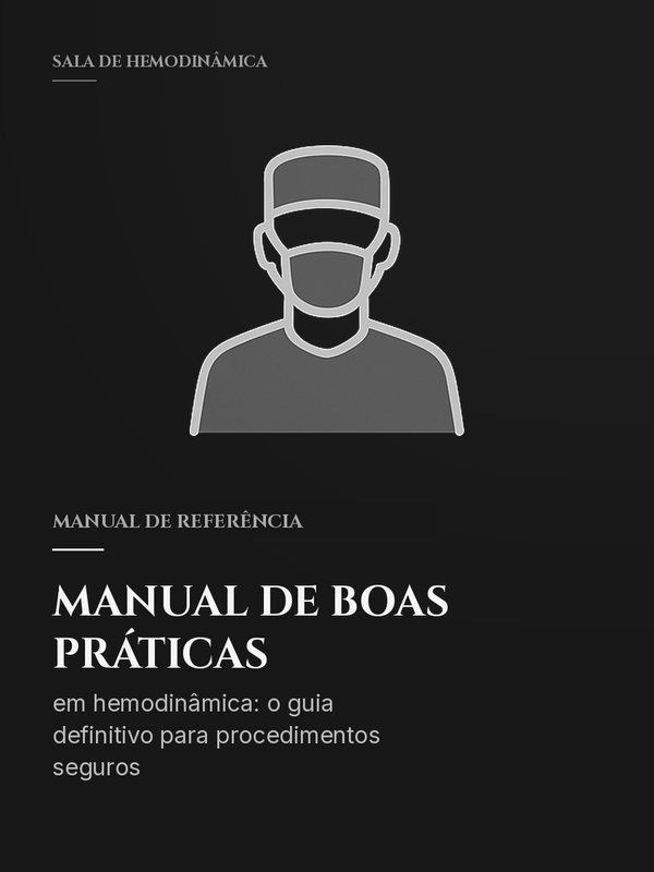 Capa do ebook Manual de Boas Práticas em Hemodinâmica