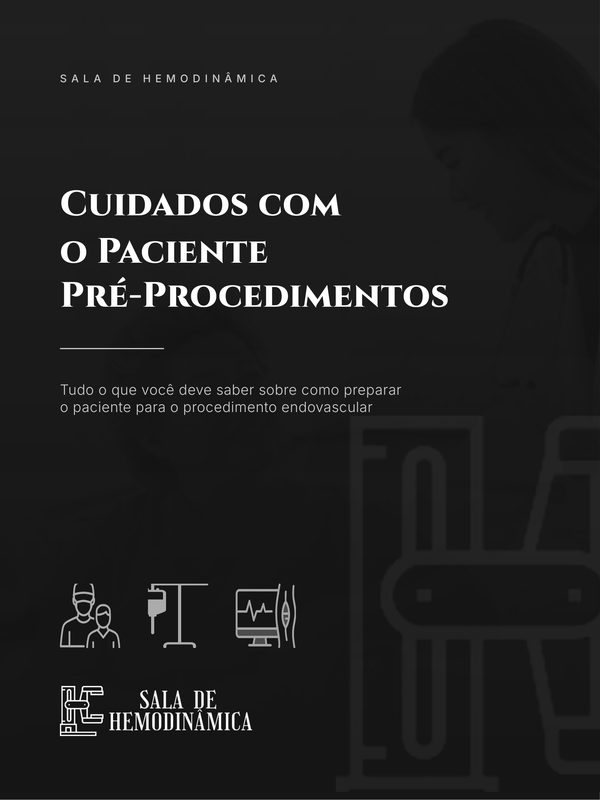 Capa do ebook Cuidados com o Paciente Pré-Procedimentos