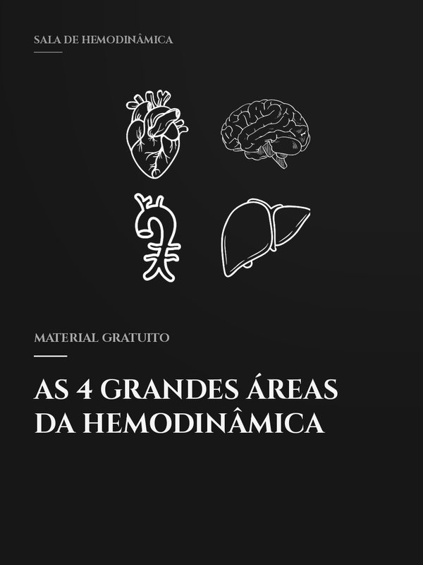 Capa do ebook As 4 Grandes Áreas da Hemodinâmica