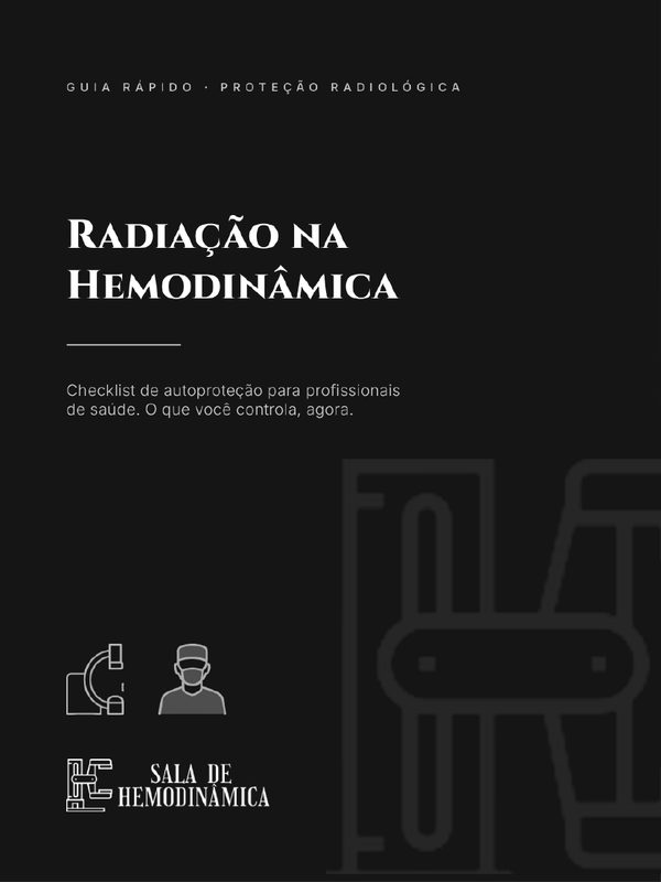 Capa do ebook Radiação na Hemodinâmica